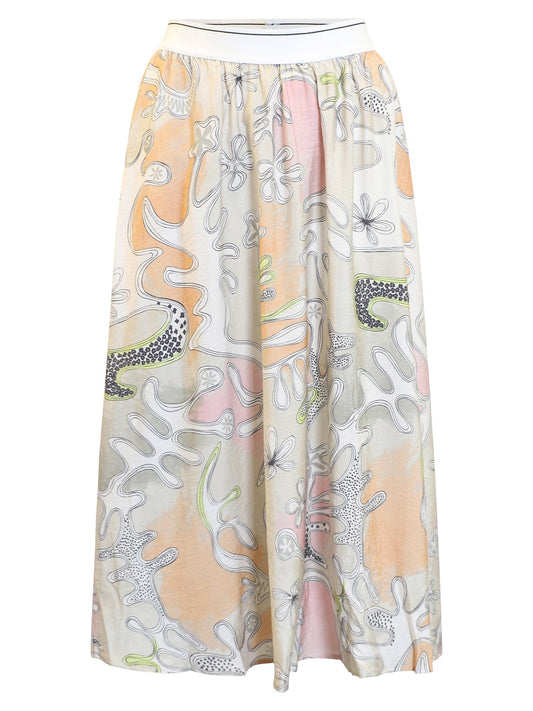 Rikke Skirt | Sand Mix Blouse B.Copenhagen