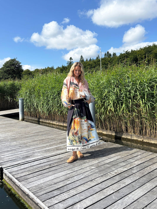 Riviera Blouse | Rose Blouse Black Colour