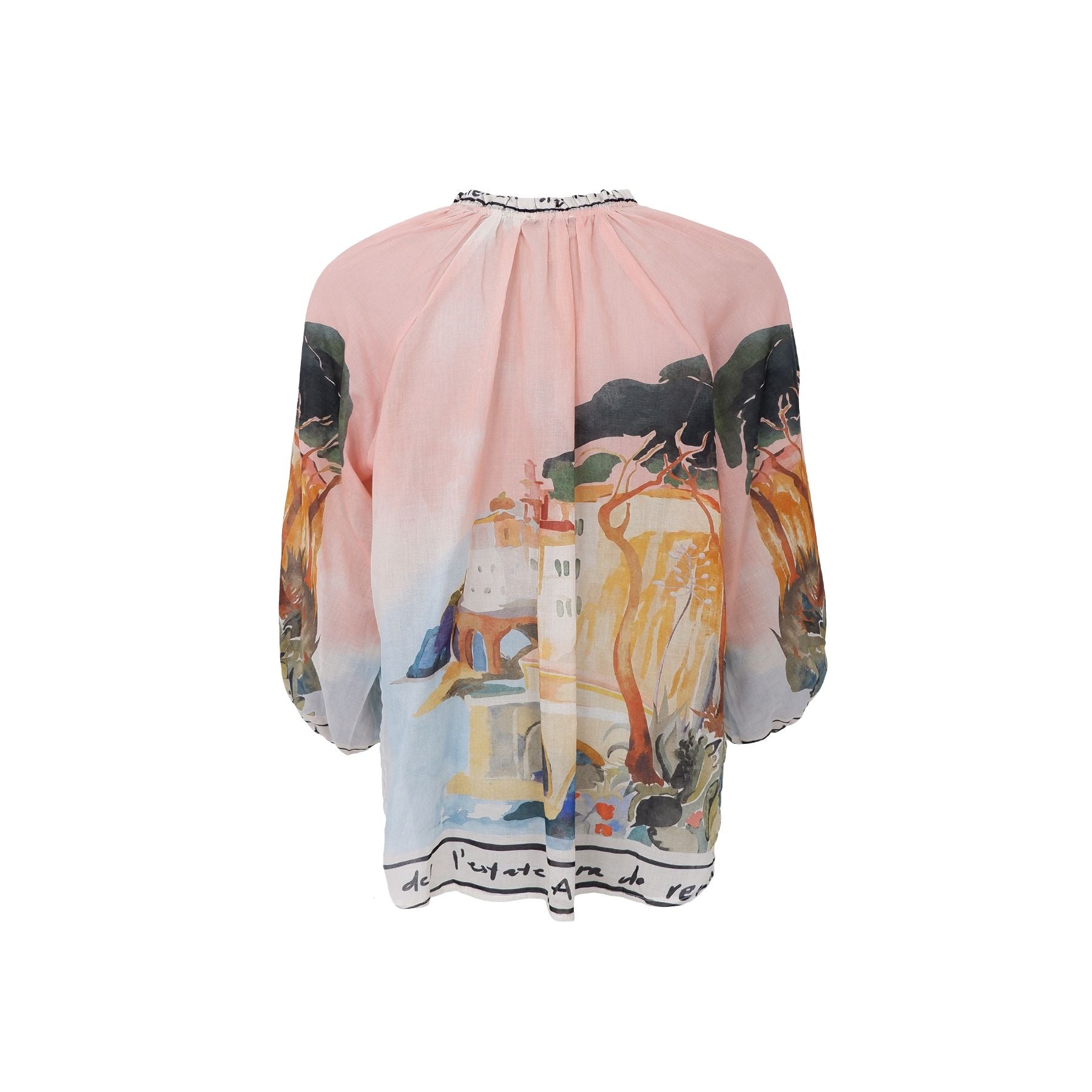 Riviera Blouse | Rose Blouse Black Colour