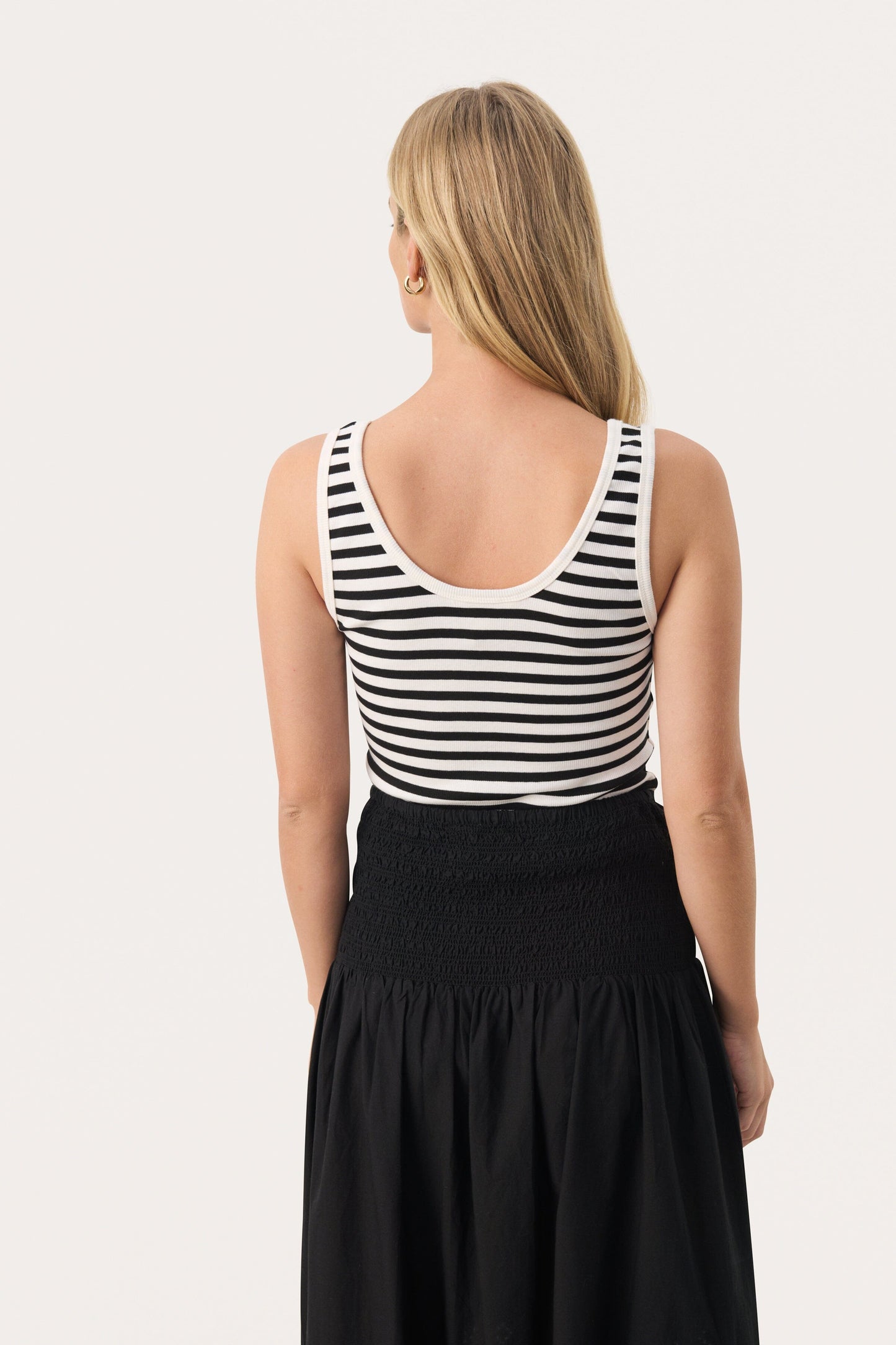 Roselyn Vest | Black Stripe Shirts & Tops Part Two