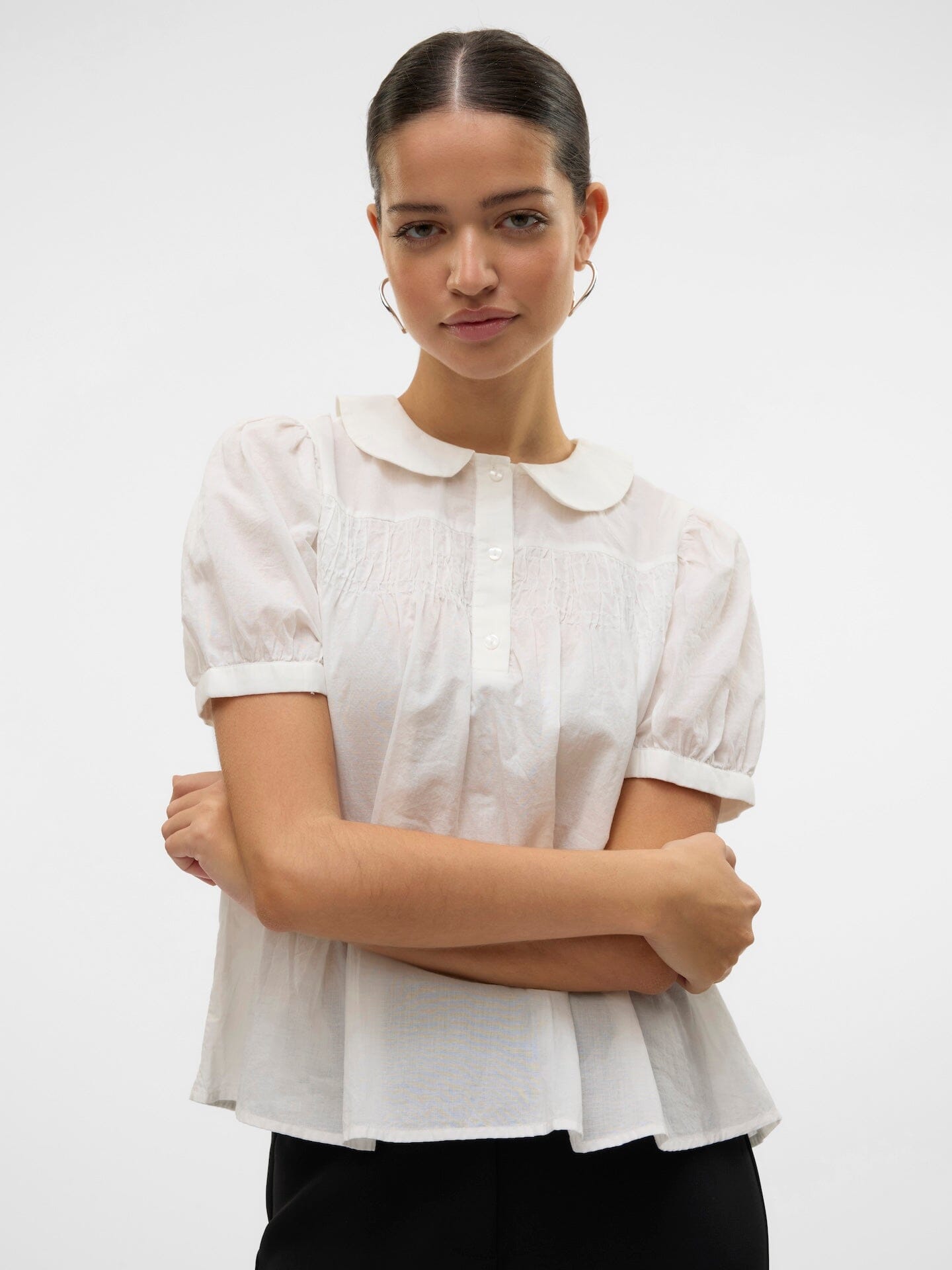 Roxanne Top | Snow White Shirts & Tops Vero Moda