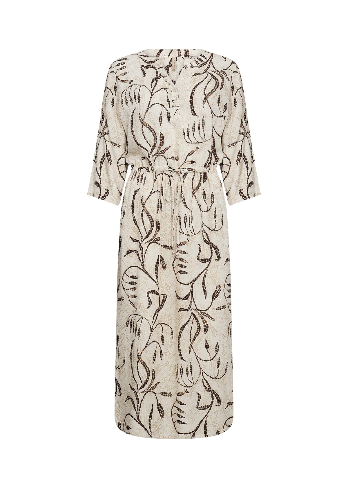 Sabira Dress | Sand Combi Dress Soya Concept