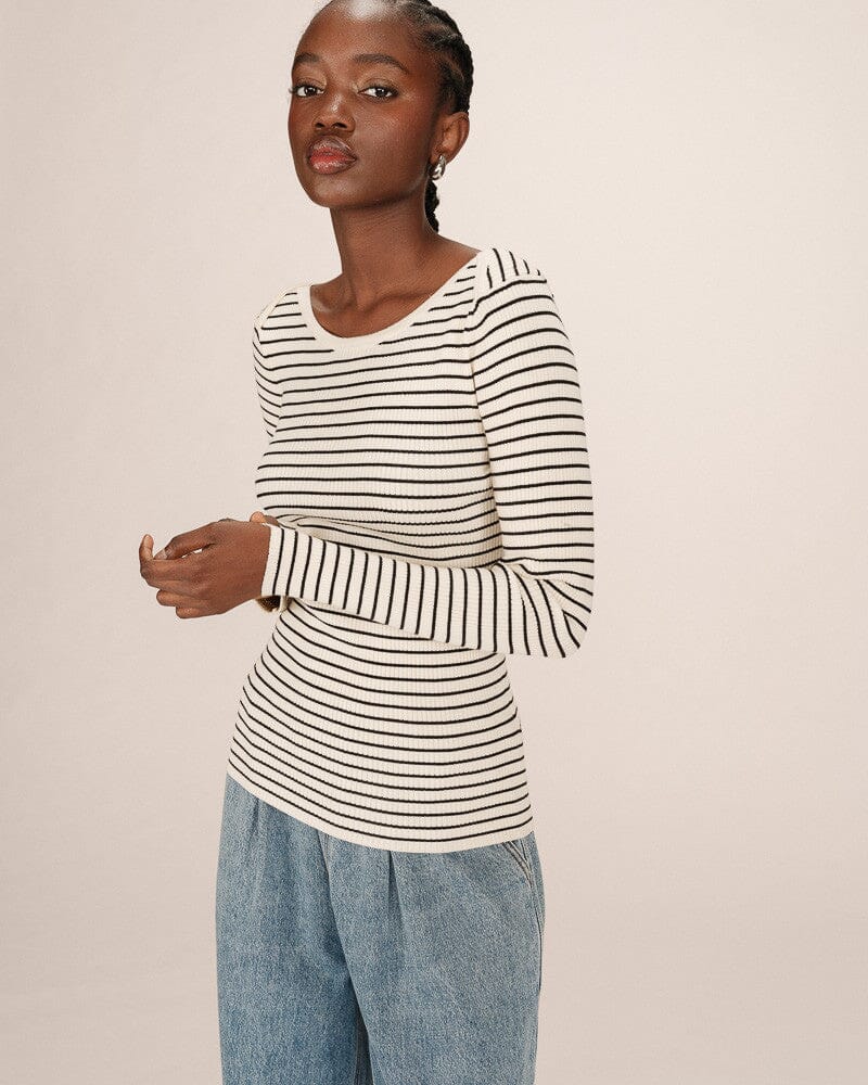 Samedi Top | Ecru Blouse Grace and Mila