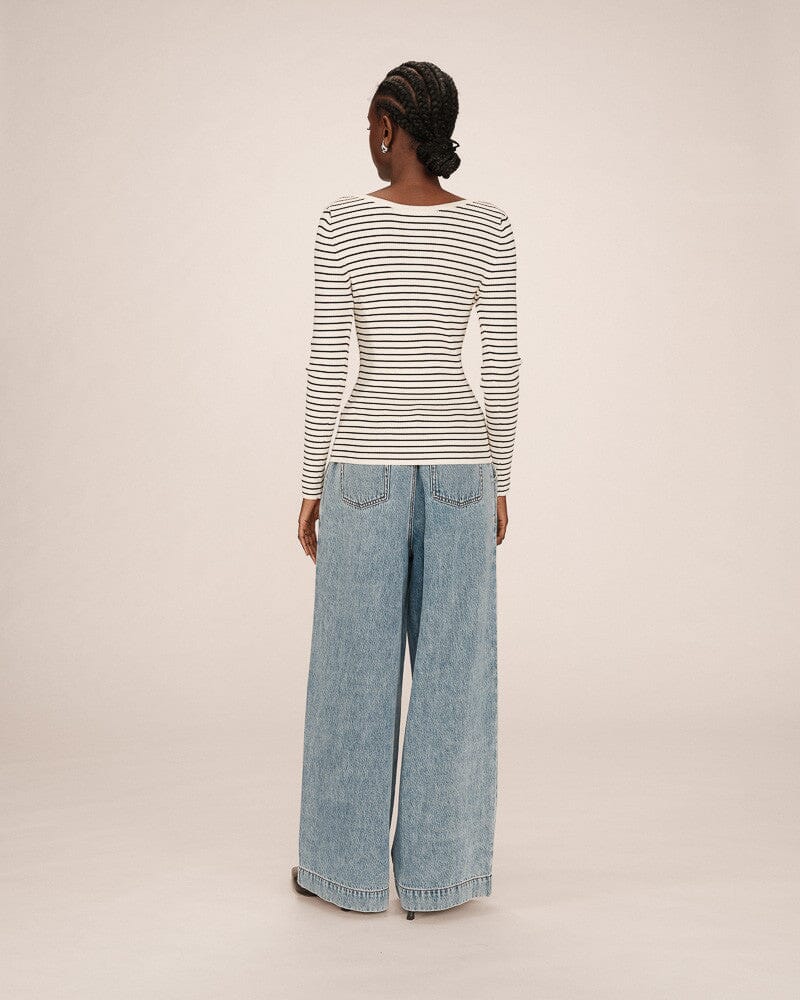 Samedi Top | Ecru Blouse Grace and Mila