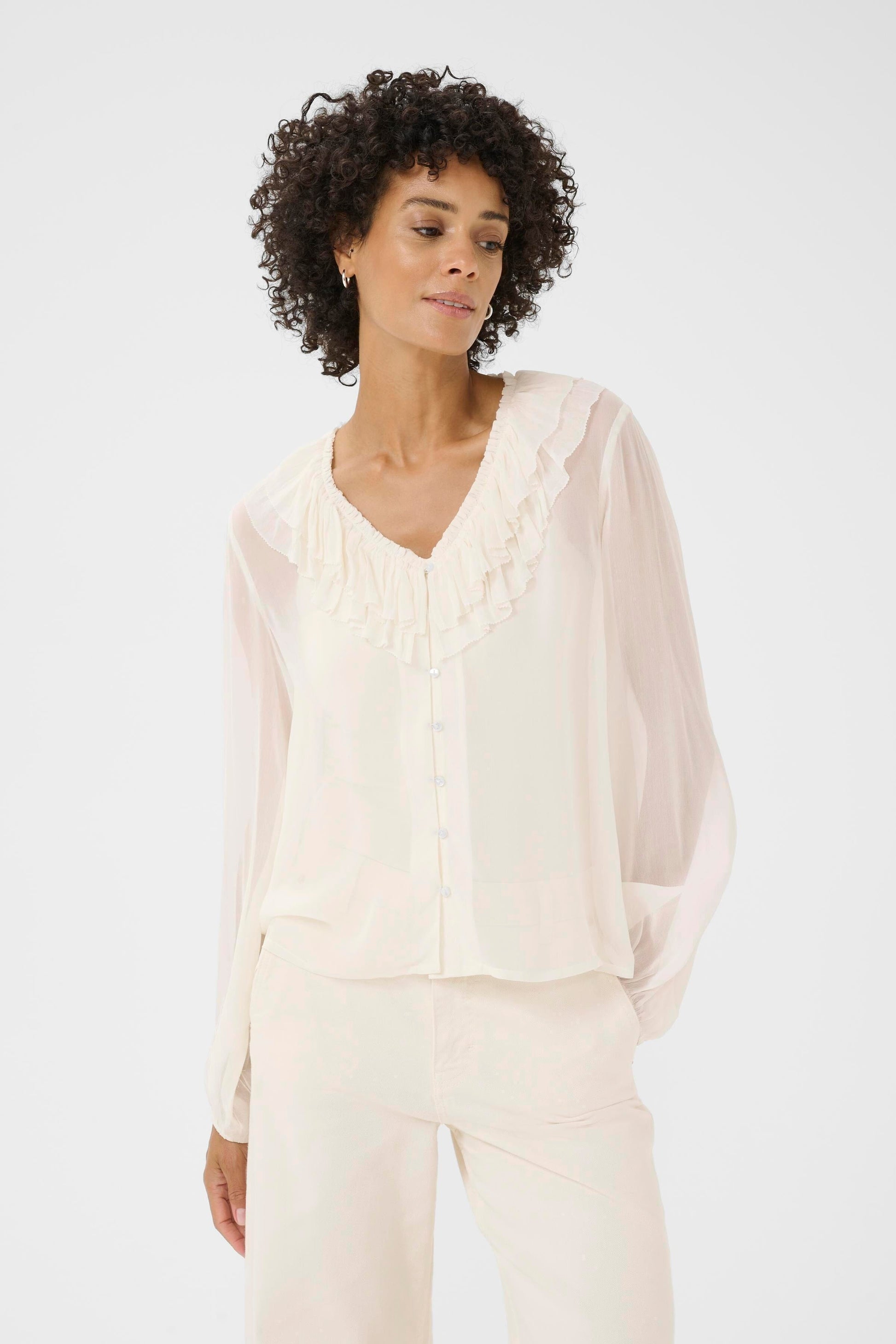 Sanaz Blouse | Eggnog Blouse Part Two