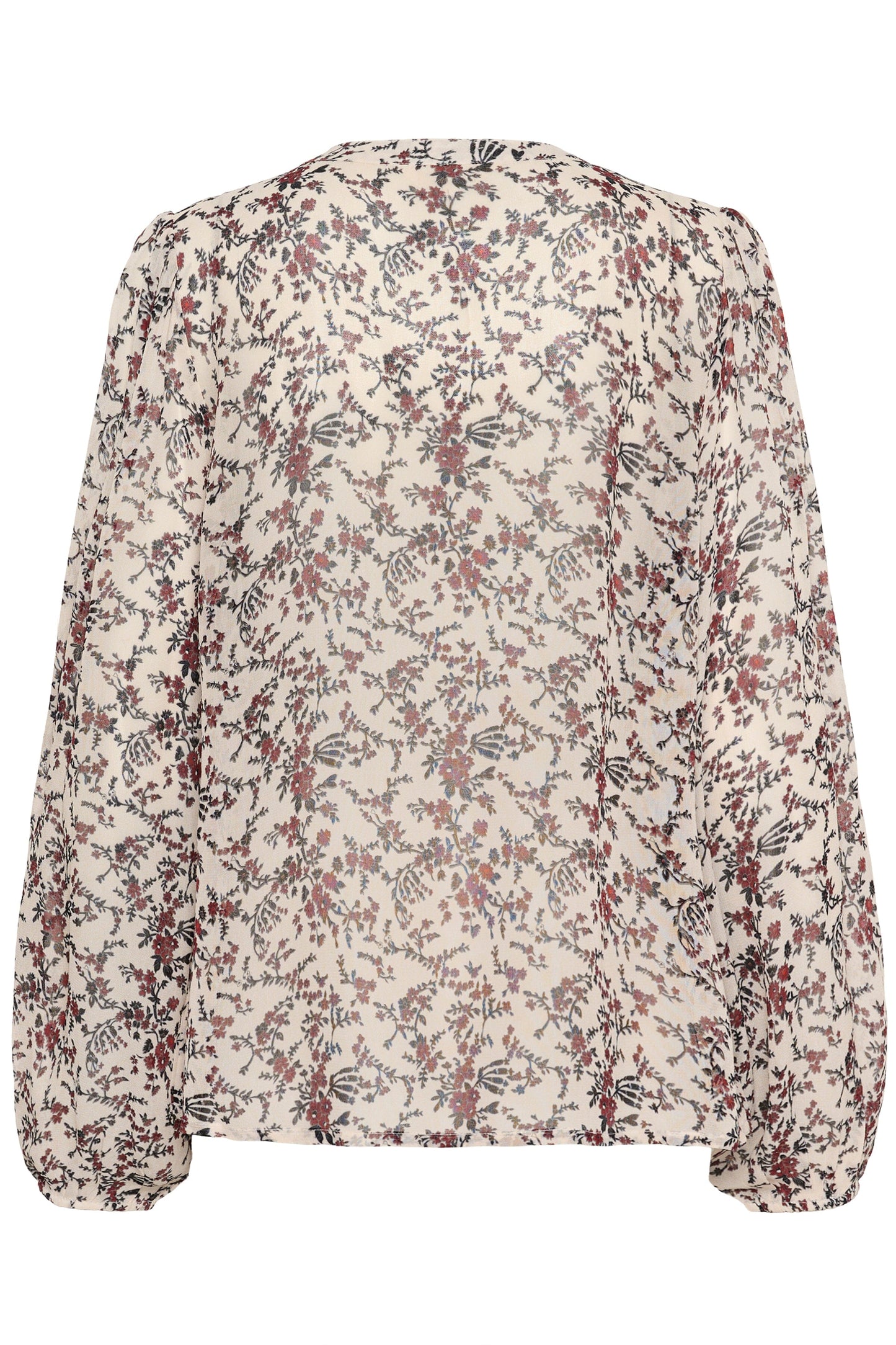 Sandi Blouse | Whitecap Grey Floral Blouse Part Two