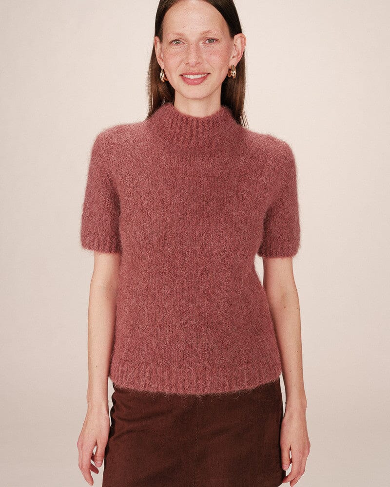 Saule Top | Terracotta Knitwear Grace and Mila