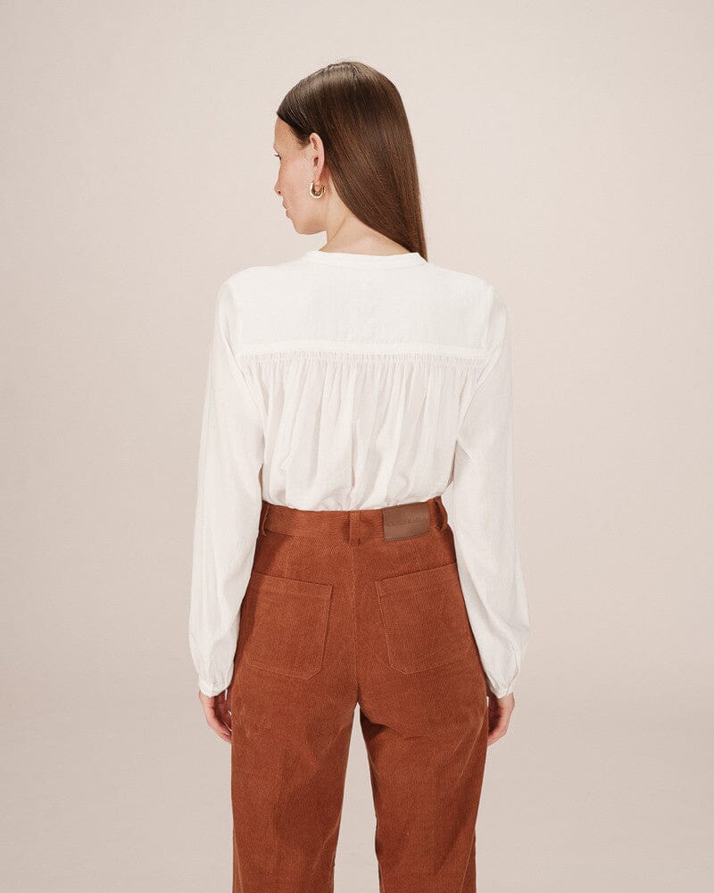 Savannah Top | Ivory Blouse Grace and Mila