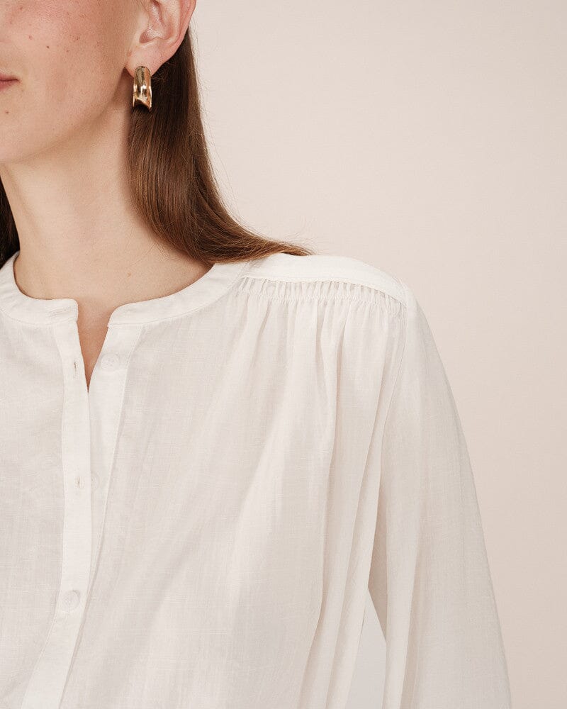 Savannah Top | Ivory Blouse Grace and Mila