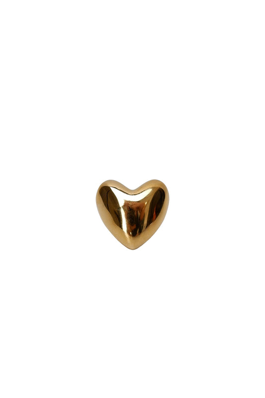Sharnie Heart Ring | 2 Colours Earrings Black Colour
