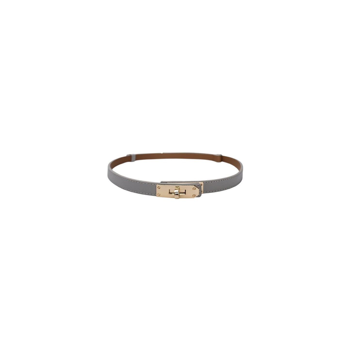 Sharon Belt | Light Grey Belt Black Colour