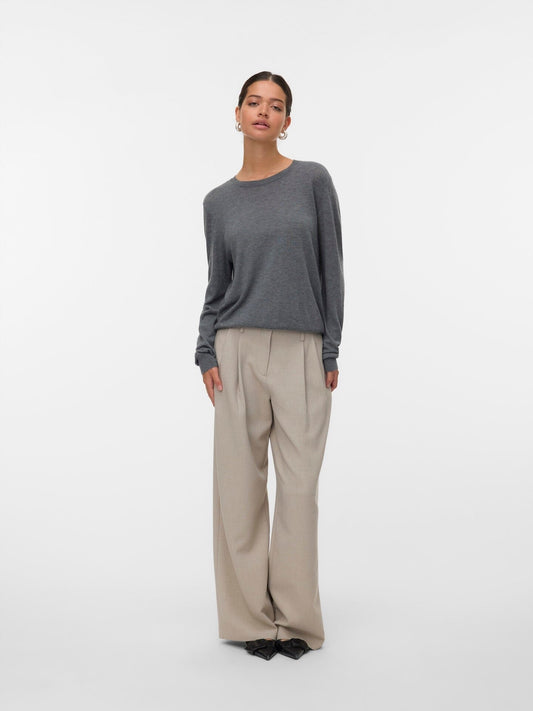 Sidse Knit | Medium Grey Shirts & Tops Aware