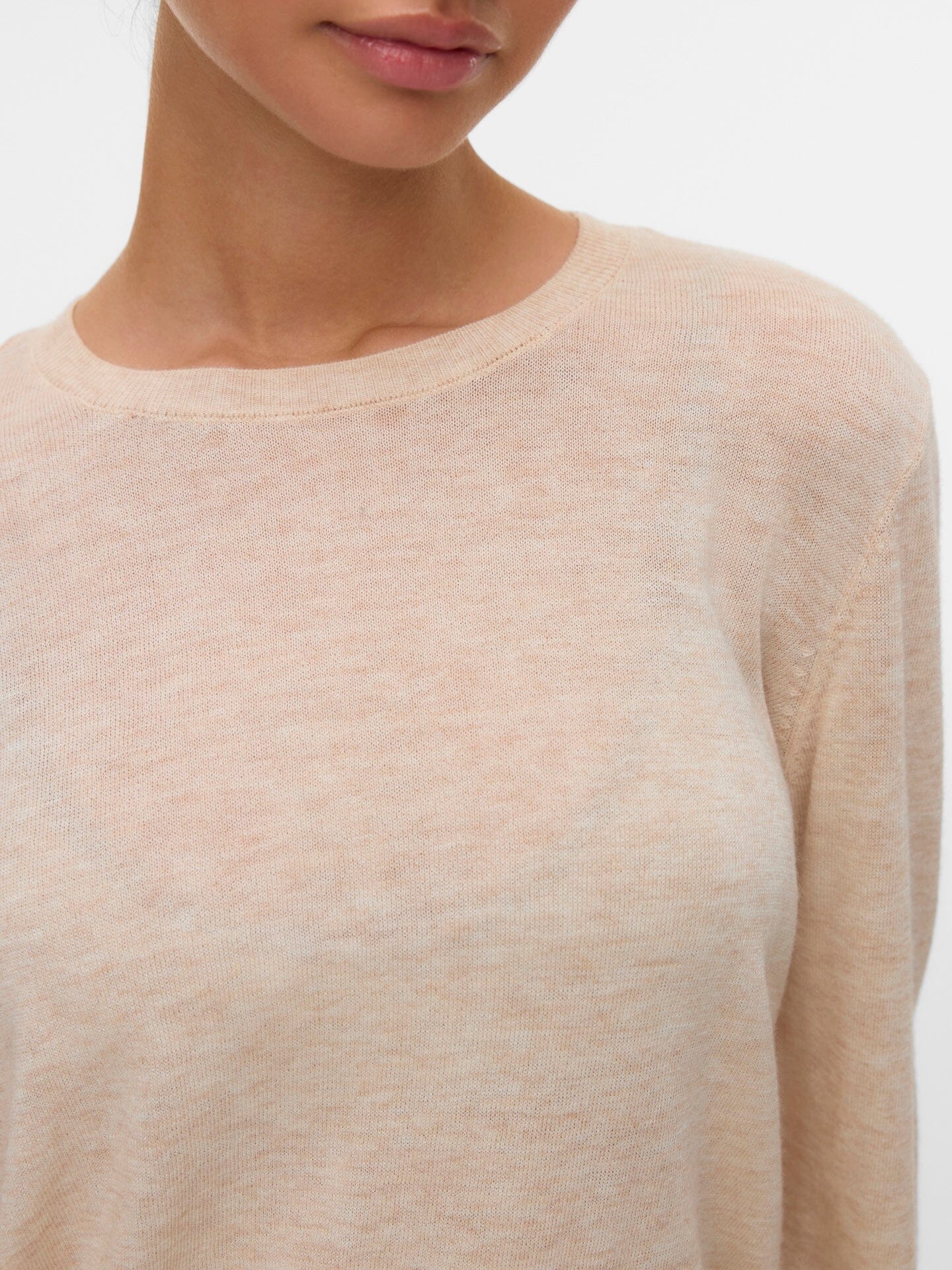 Sidse Knit | Natural Melange Shirts & Tops Aware