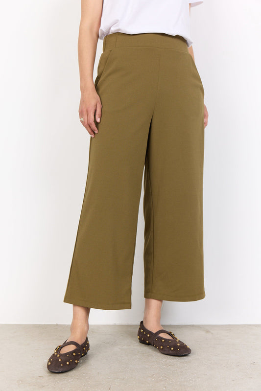 Siham Pants | Misty Olive Pants Soya Concept