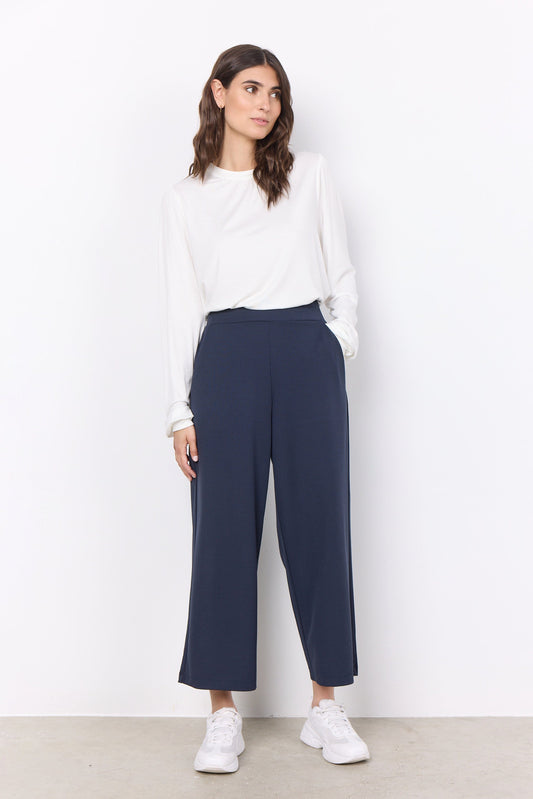 Siham Pants | Navy Pants Soya Concept