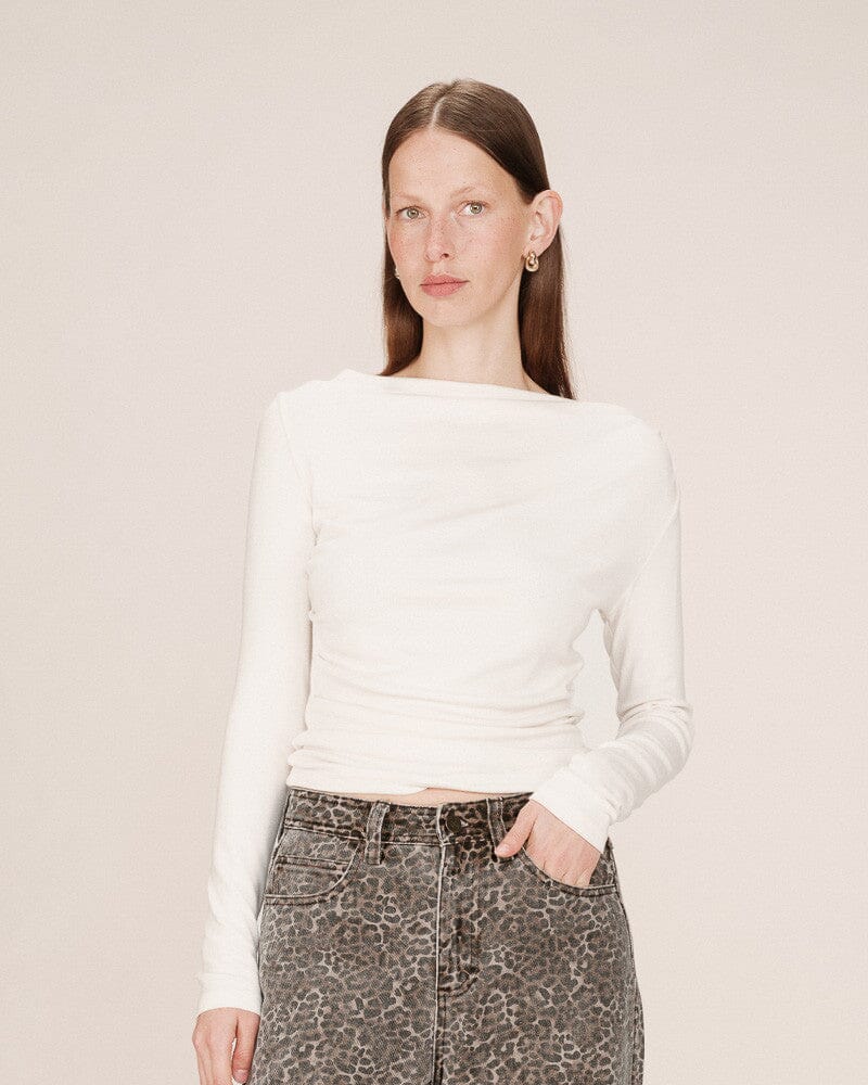 Sioux Top | Ivory Blouse Grace and Mila