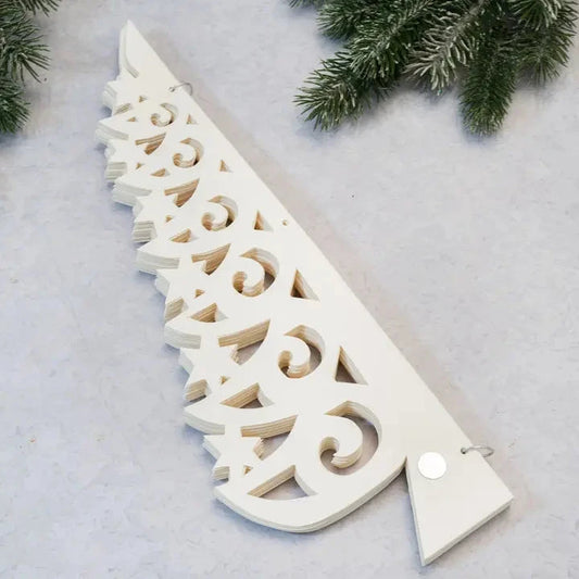 Starry Paper White Christmas Tree Christmas decoration TWR Xmas