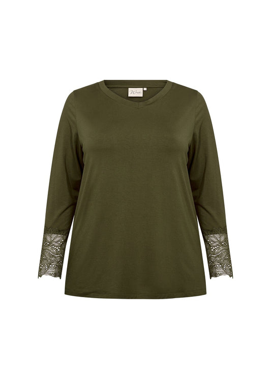 Stella Blouse | Misty Olive Blouse Wasabi Concept