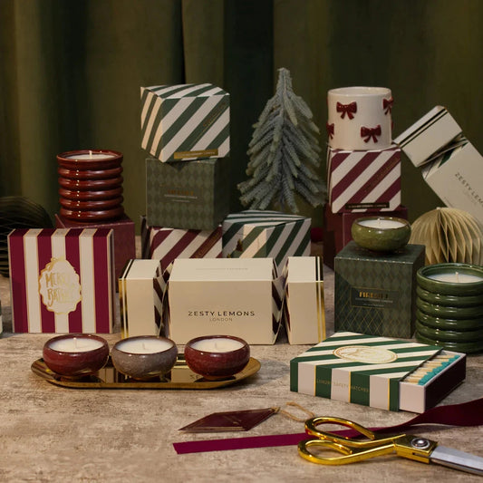 Tea Light Cracker | Spiced Clementine Candle Zesty Lemons