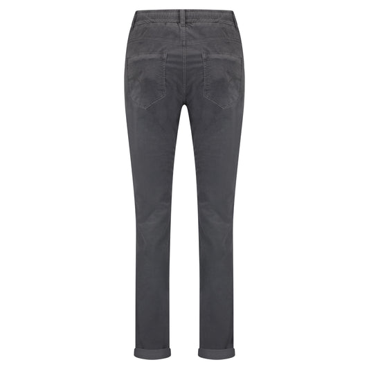 Tessy Velvet Jogger | Lava Pants Red Button