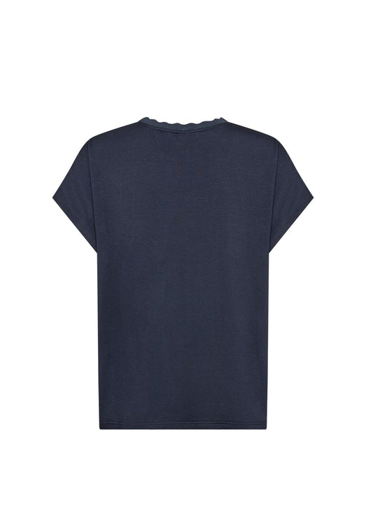 Thilde Top | Navy Blouse Soya Concept