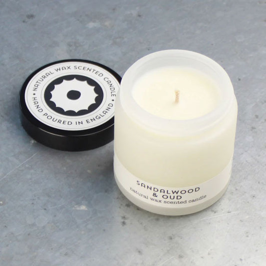 Travel Candle | Sandalwood & Oud Candle Brownstone London