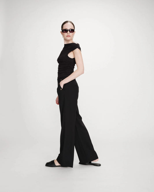 Valigny Pants | Black Pants Grace and Mila