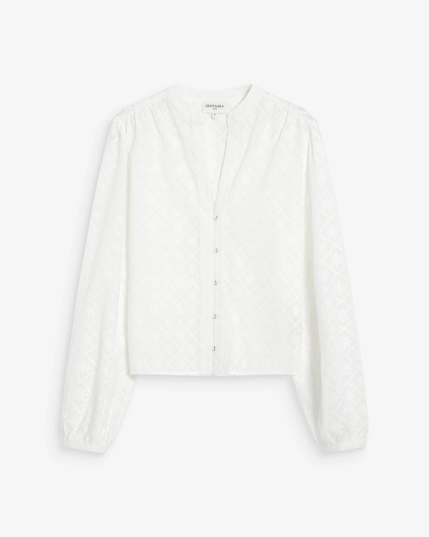 Vandita Blouse | Ivory Blouse Grace and Mila