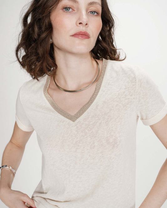 Vasco T Shirt | Almond Top Grace and Mila