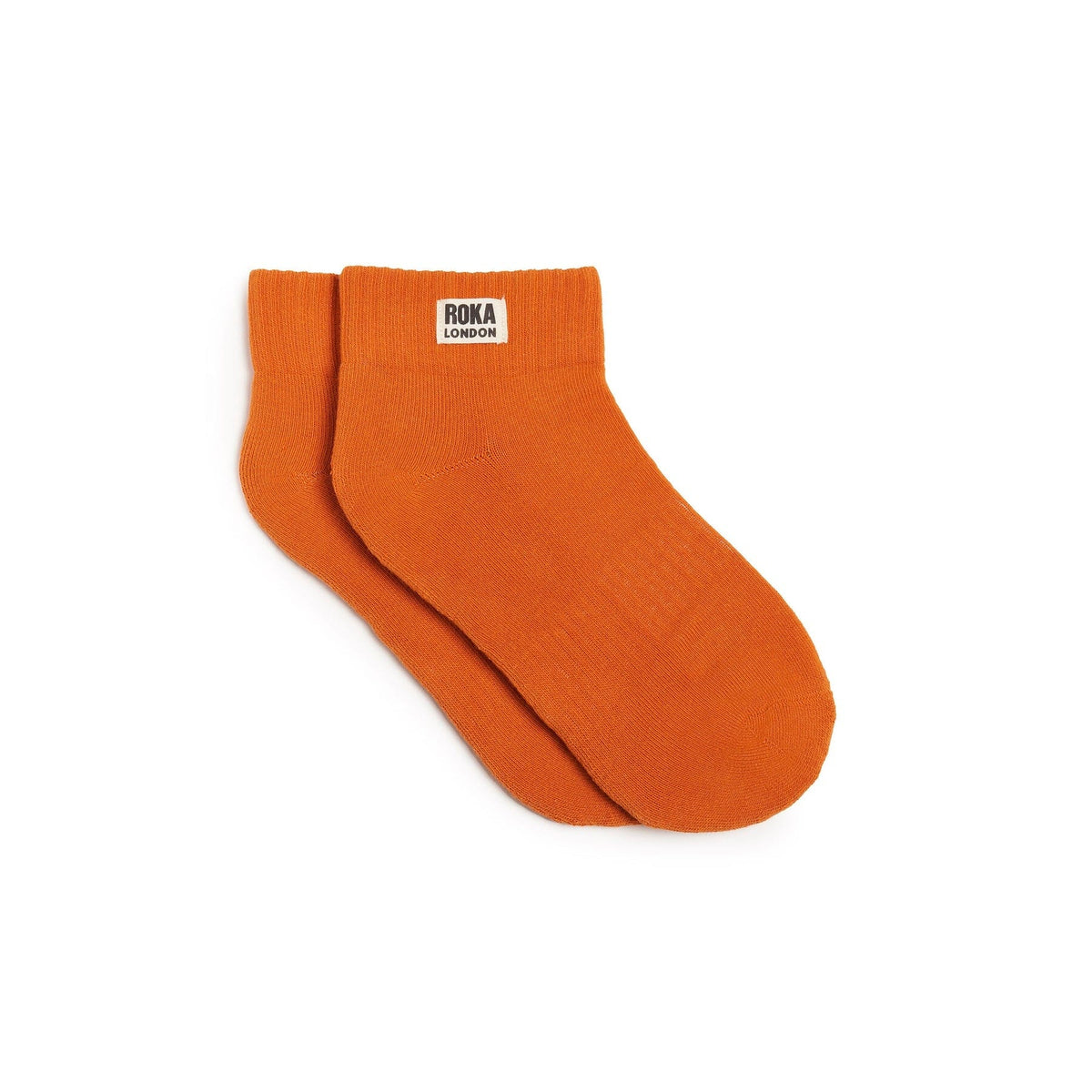 Wembley Cotton Socks | Burnt Orange Socks Roka