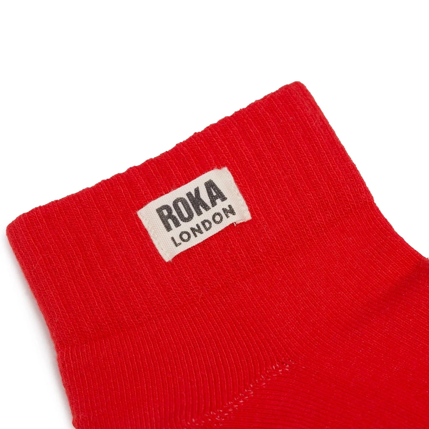 Wembley Cotton Socks | Cranberry Socks Roka