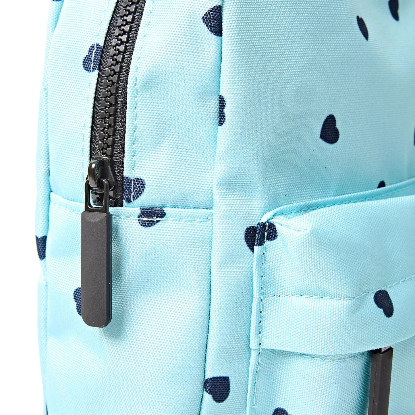 Willesden B Large Recycled Canvas | Heart Print Backpacks Roka