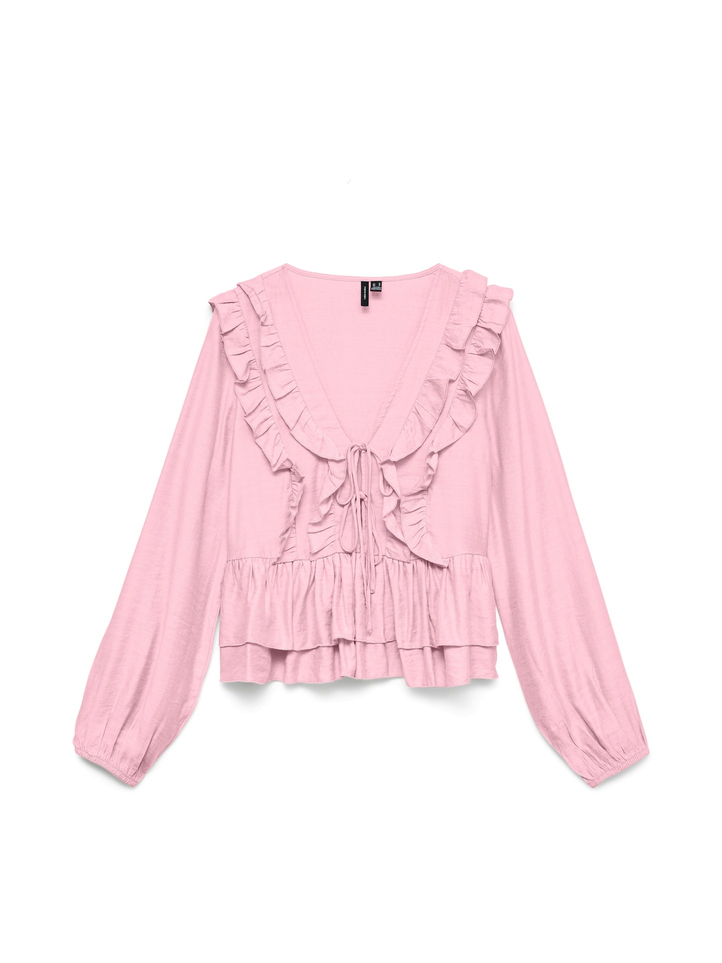 Zoey Flounce Top | Pink A Boo Blouse Vero Moda