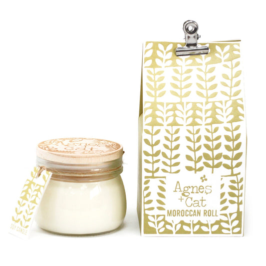 Agnes & Cat | Small Kilner Jar Candle | Moroccan Roll Candle Agnes & Cat
