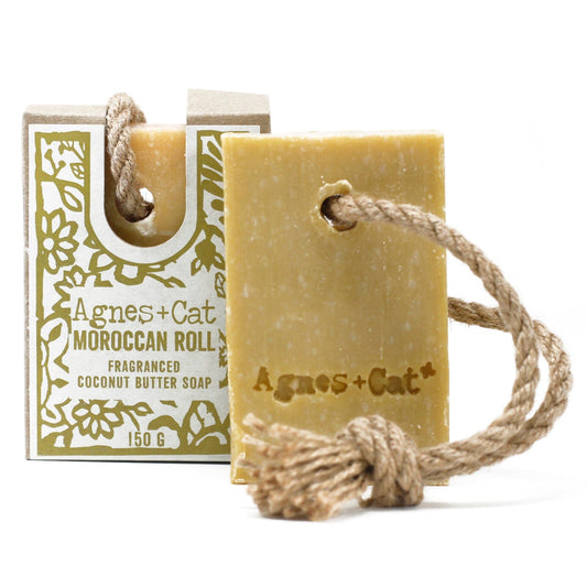 Agnes & Cat | Soap On A Rope | Moroccan Roll Soap Agnes & Cat 