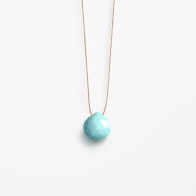 Fine Cord Necklace | December | Turquoise Necklaces Wanderlust Life