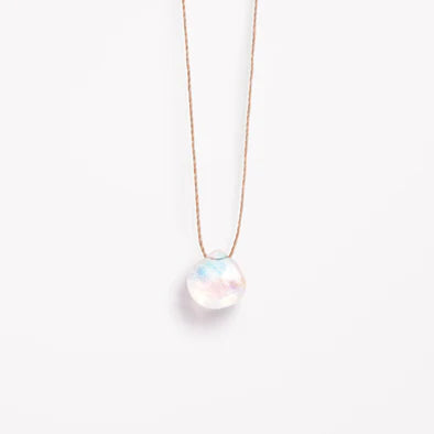 Fine Cord Necklace | June | Rainbow Moonstone Necklaces Wanderlust Life