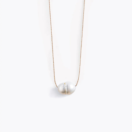 Fine Cord Necklace | Pearl Necklaces Wanderlust Life