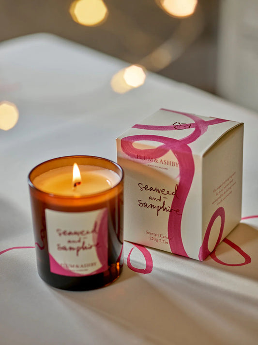 Plum & Ashby Candle | Seaweed & Samphire Candle Plum & Ashby