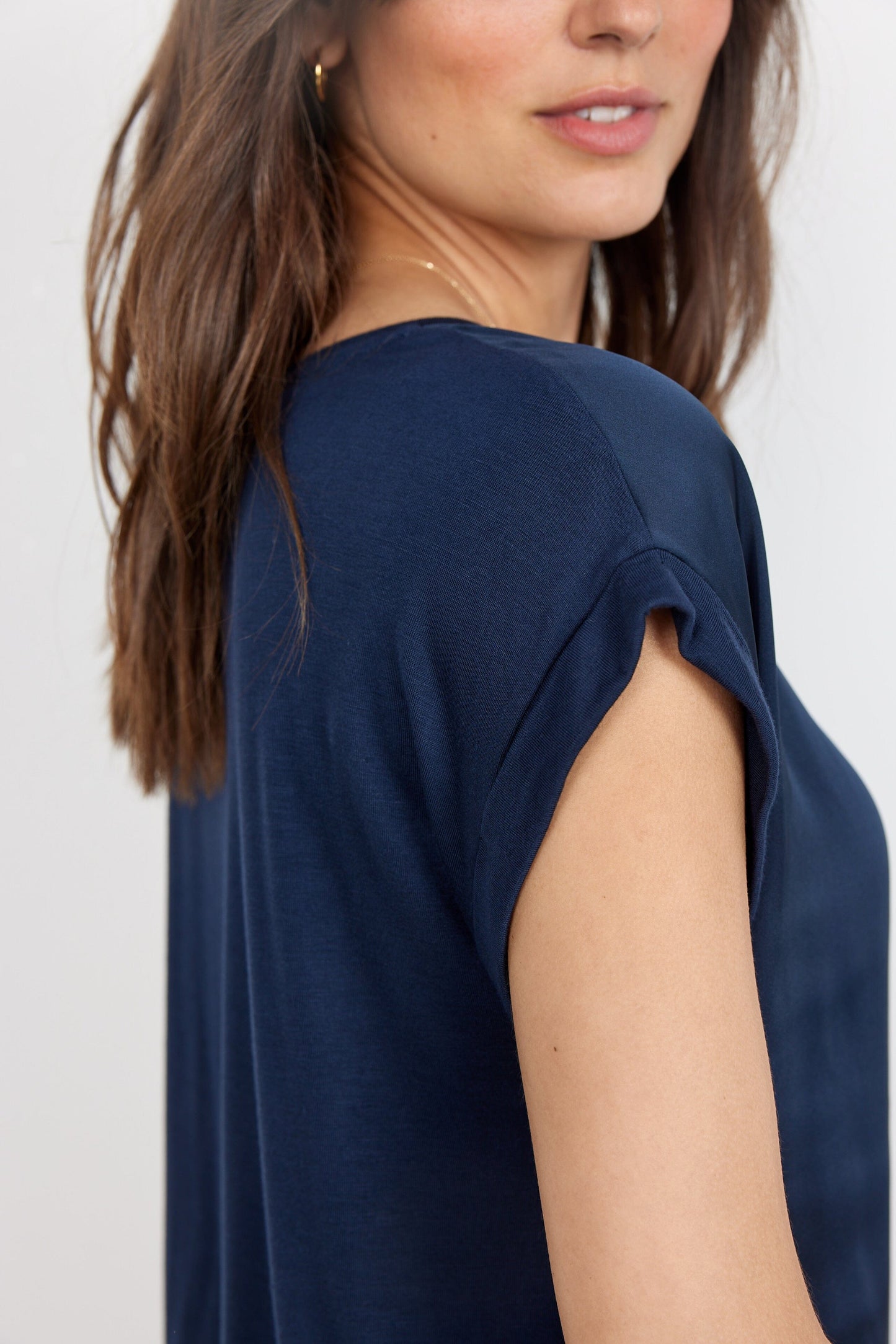 Thilde Top | Navy Blouse Soya Concept