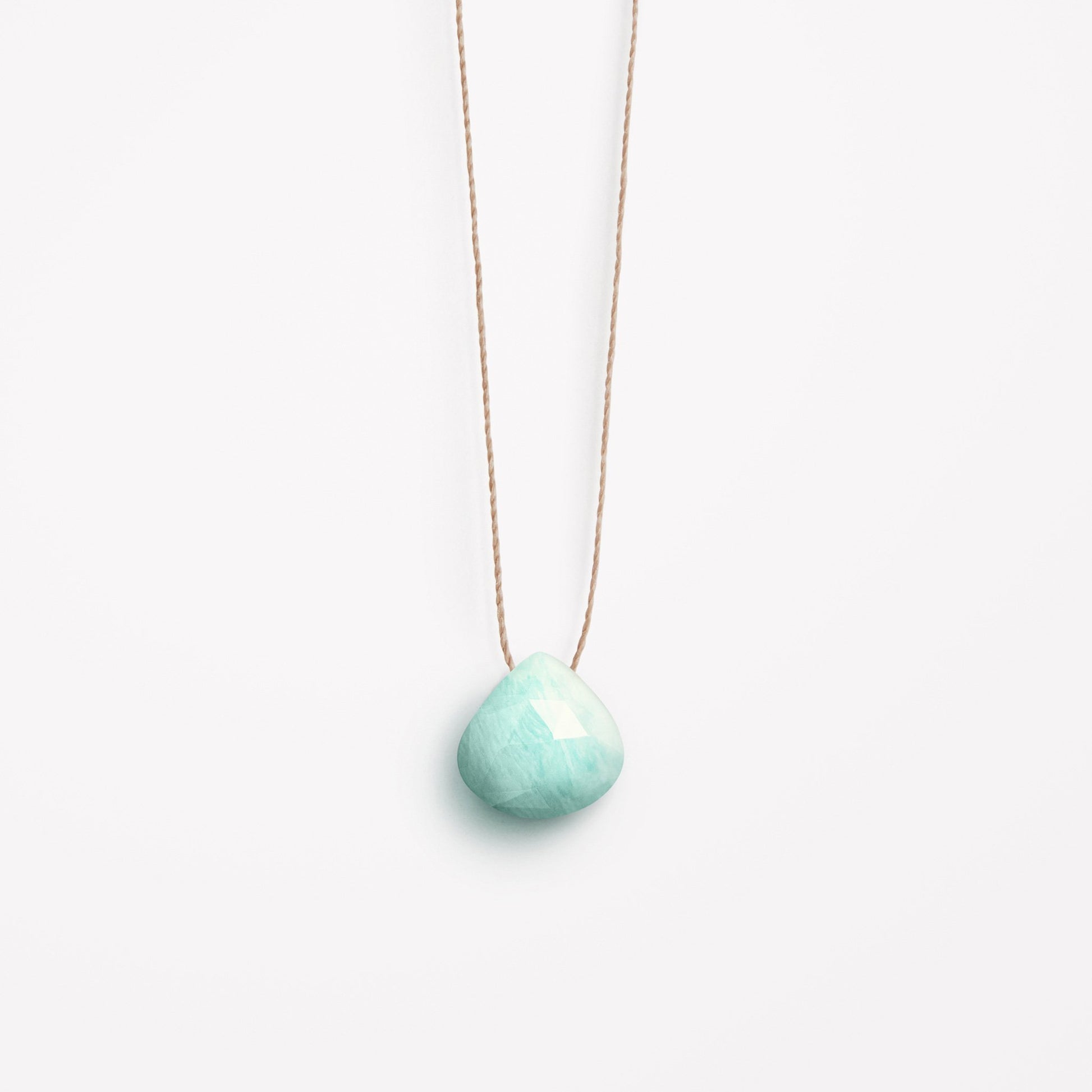 Wanderlust Life - Fine Cord Necklace - Amazonite Wanderlust Life The White Room