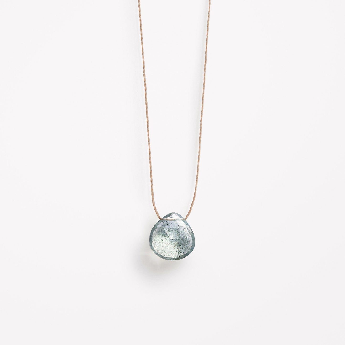 Wanderlust Life - Fine Cord Necklace - Aquamarine Wanderlust Life The White Room
