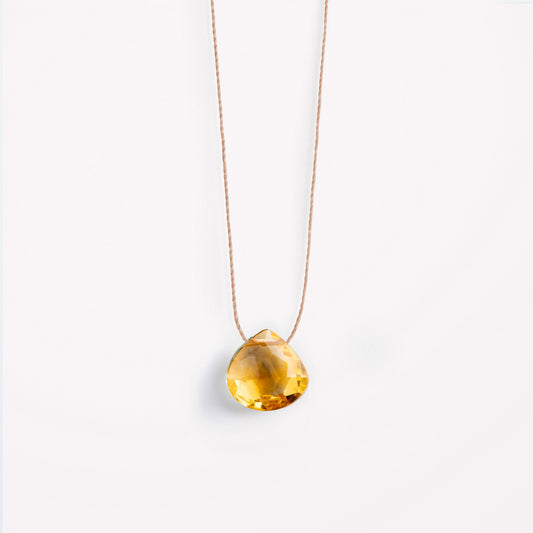 Wanderlust Life - Fine Cord Necklace - Citrine Wanderlust Life The White Room
