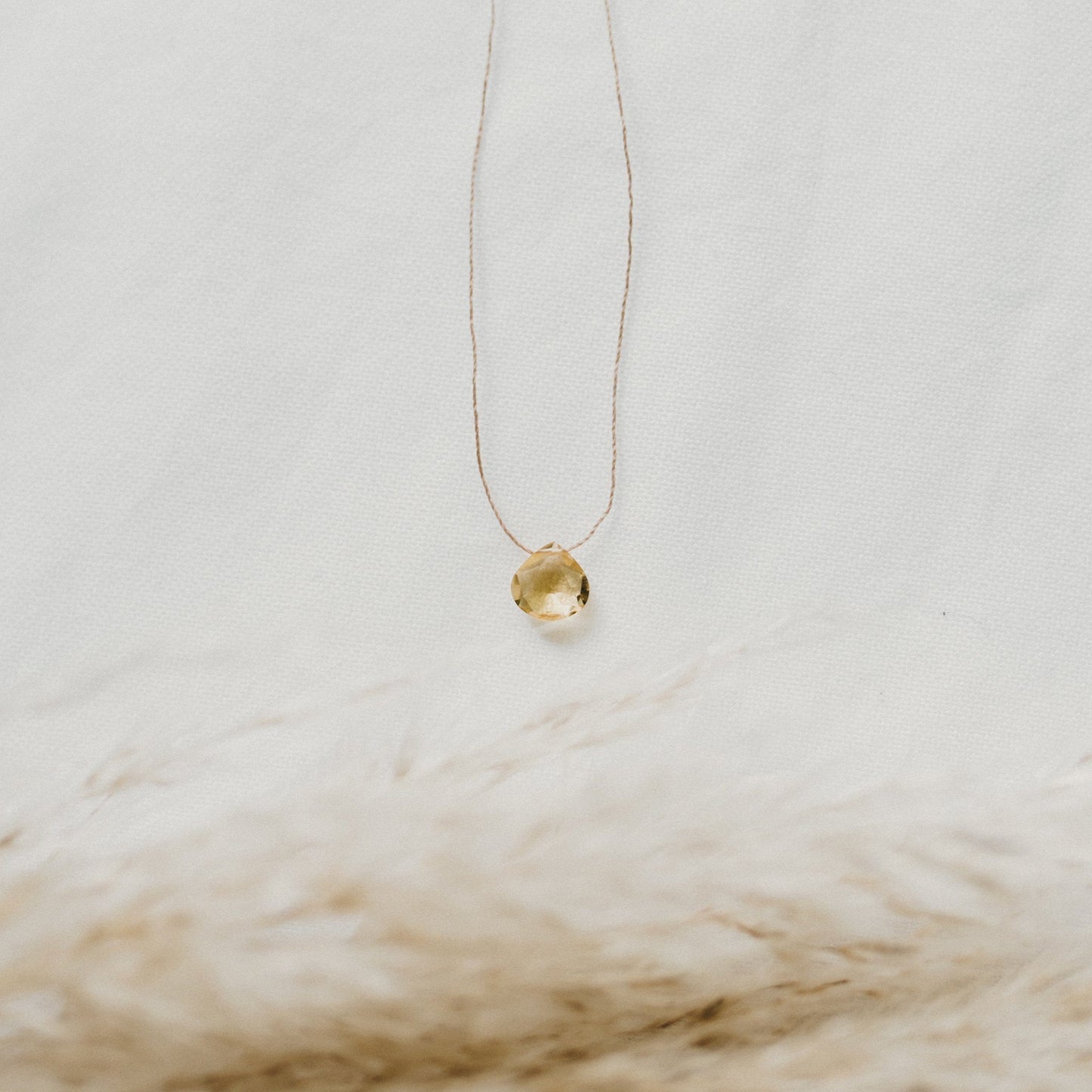 Wanderlust Life - Fine Cord Necklace - Citrine Wanderlust Life The White Room