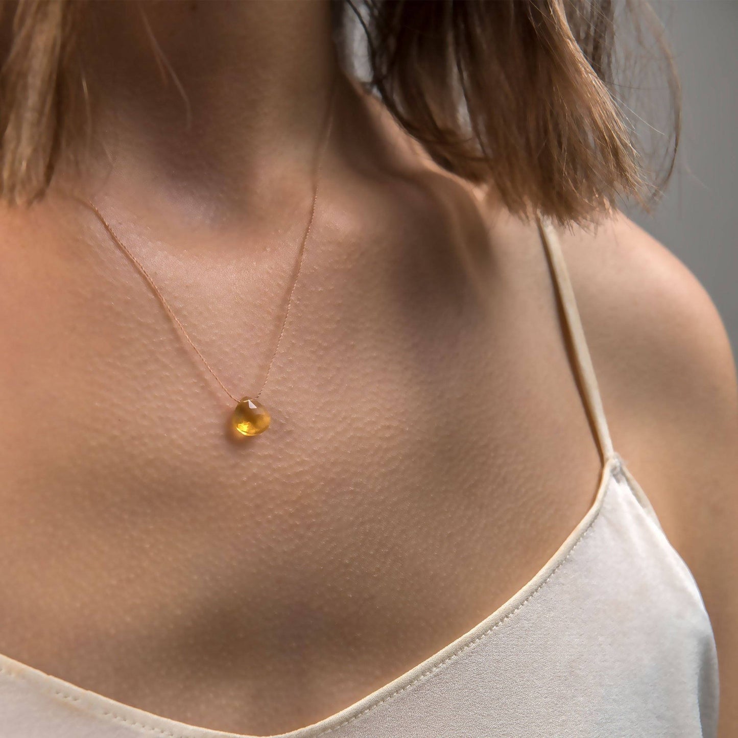 Wanderlust Life - Fine Cord Necklace - Citrine Wanderlust Life The White Room
