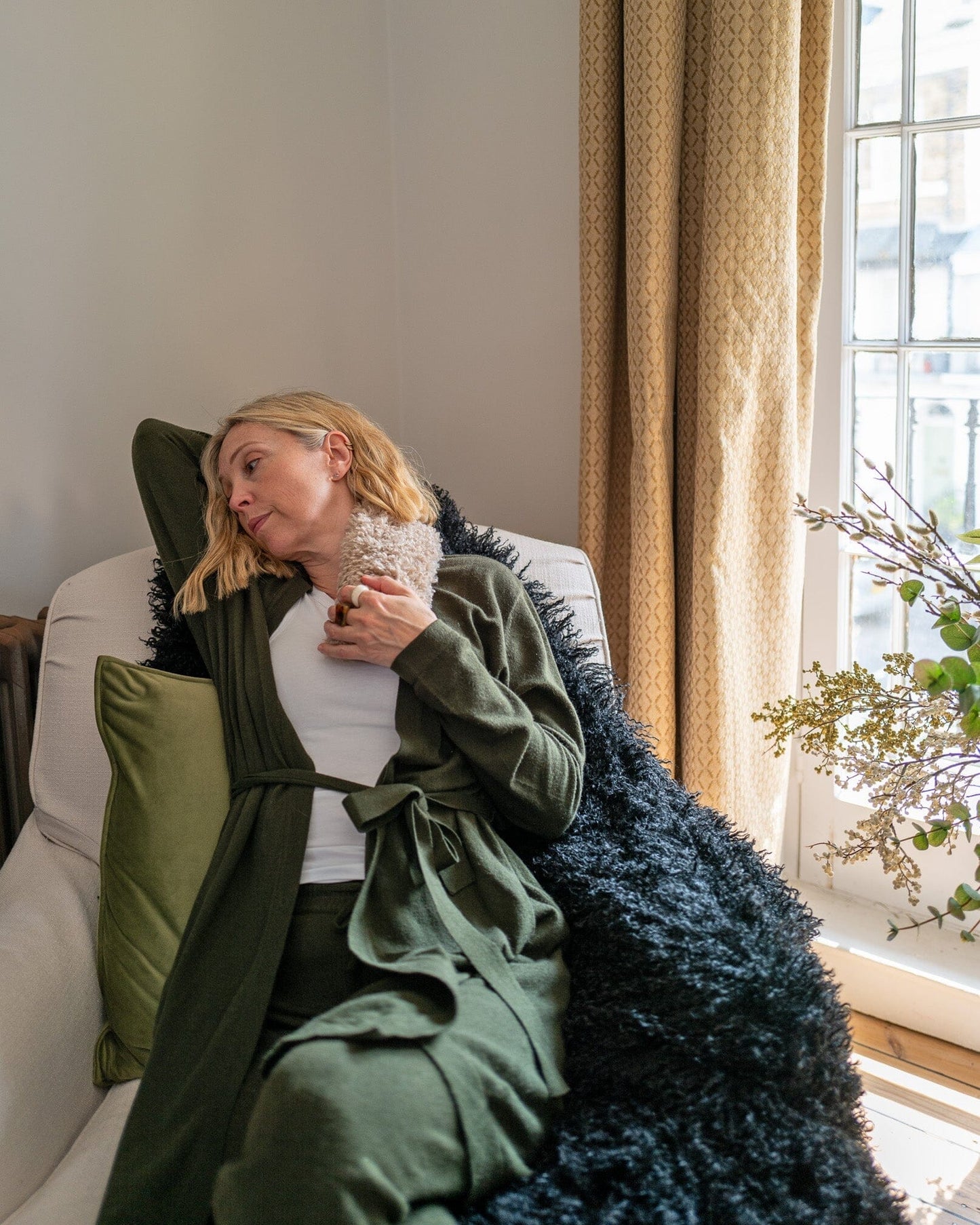 Wheat Wrap | Curly | Pebble Wheat Wrap Chalk