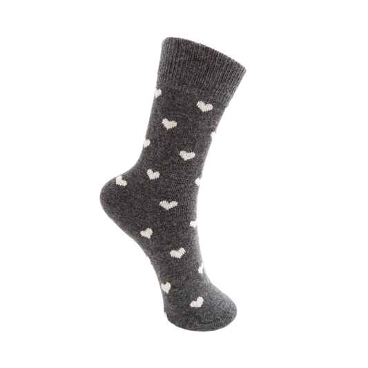 Cai Heart Wool Sock | 2 Colours