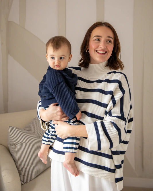 Vicki Jumper | Navy/White