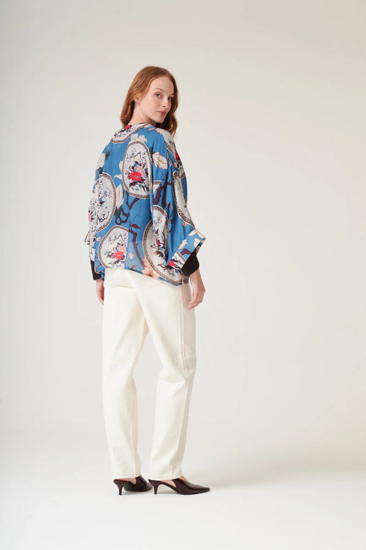 Kimono | Magnolia Plates | Blue