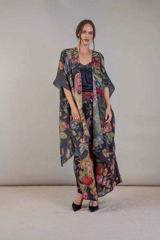 Wool Throwover | Primula | Black